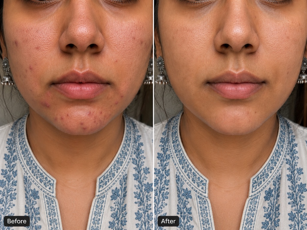 Ishita M. — before and after