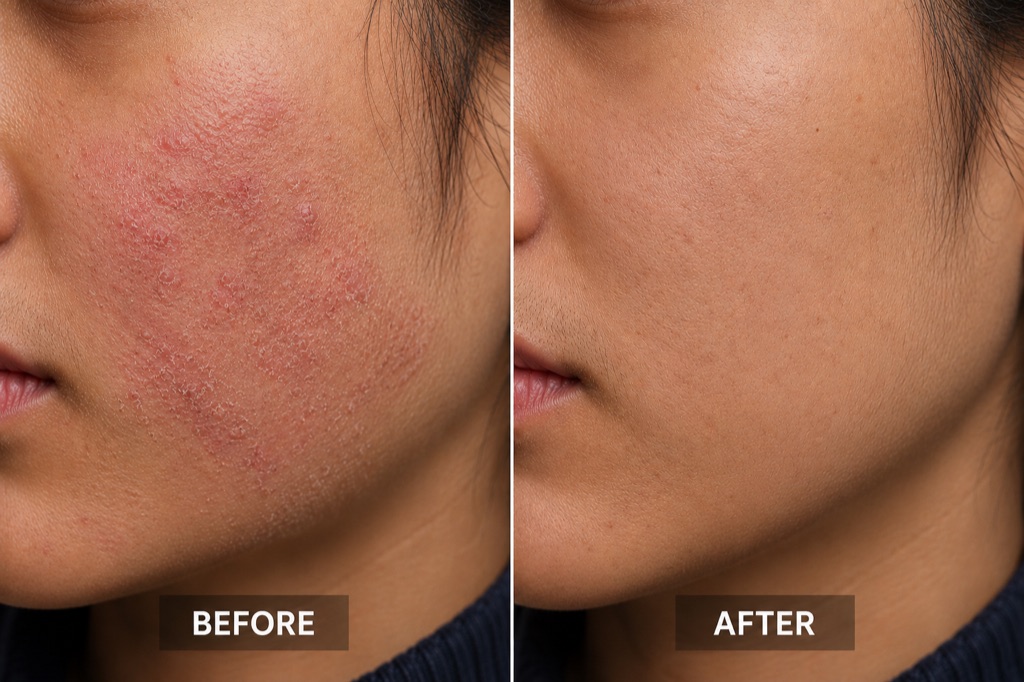 Meher T. — before and after