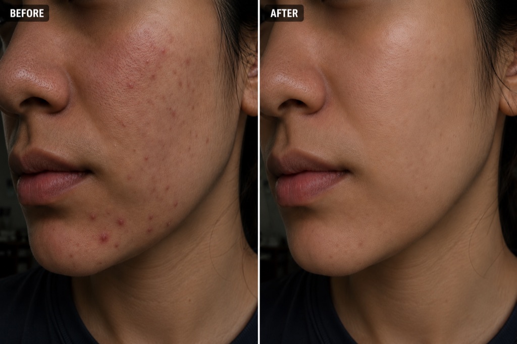 Sneha P. — before and after